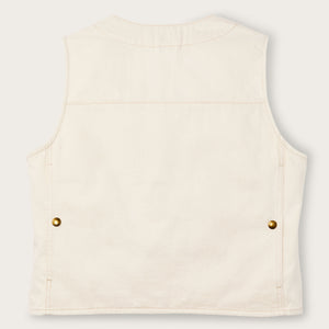 Women's archive cruiser vest von Filson | Natural seed (White)