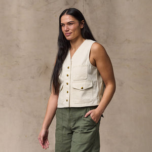 Women's archive cruiser vest von Filson | Natural seed (White)