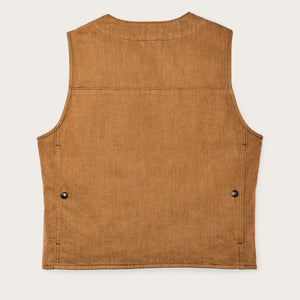Women's archive cruiser vest by Filson | Harvest tan (Brown)