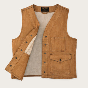 Women's archive cruiser vest by Filson | Harvest tan (Brown)