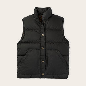Women's heritage cotton down vest by Filson | Black (Black)