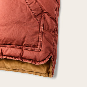 Women's heritage cotton down vest by Filson | Smoked paprika (Red)
