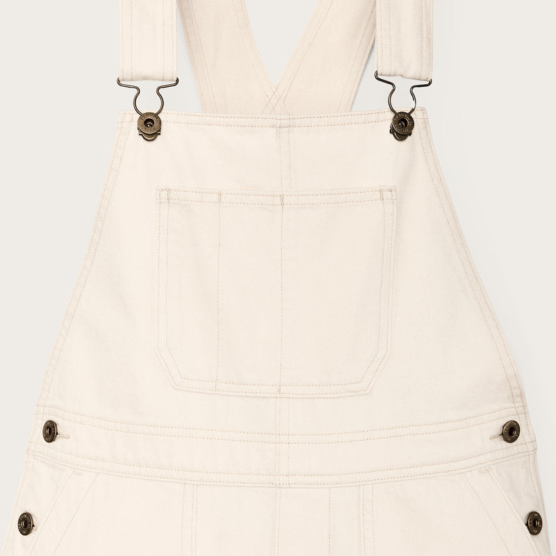 Women's denim overalls von Filson | Natural seed (White)