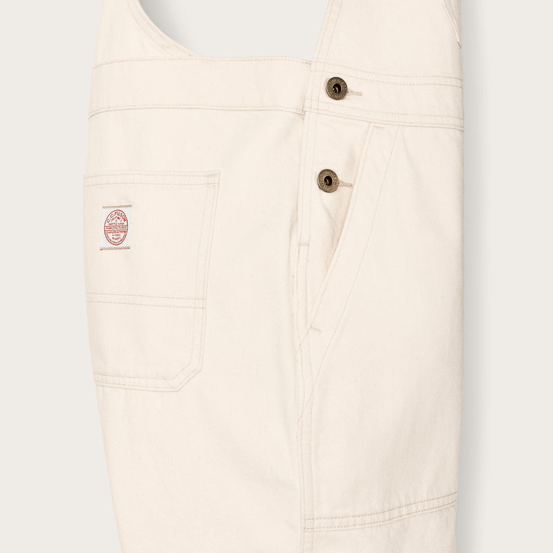 Women's denim overalls von Filson | Natural seed (White)