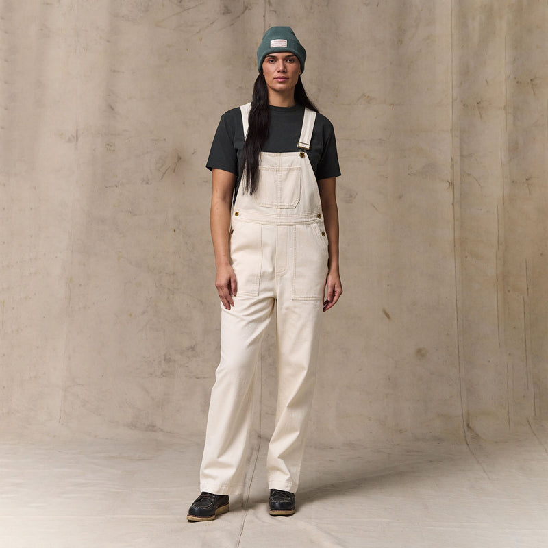 Women's denim overalls von Filson | Natural seed (White)