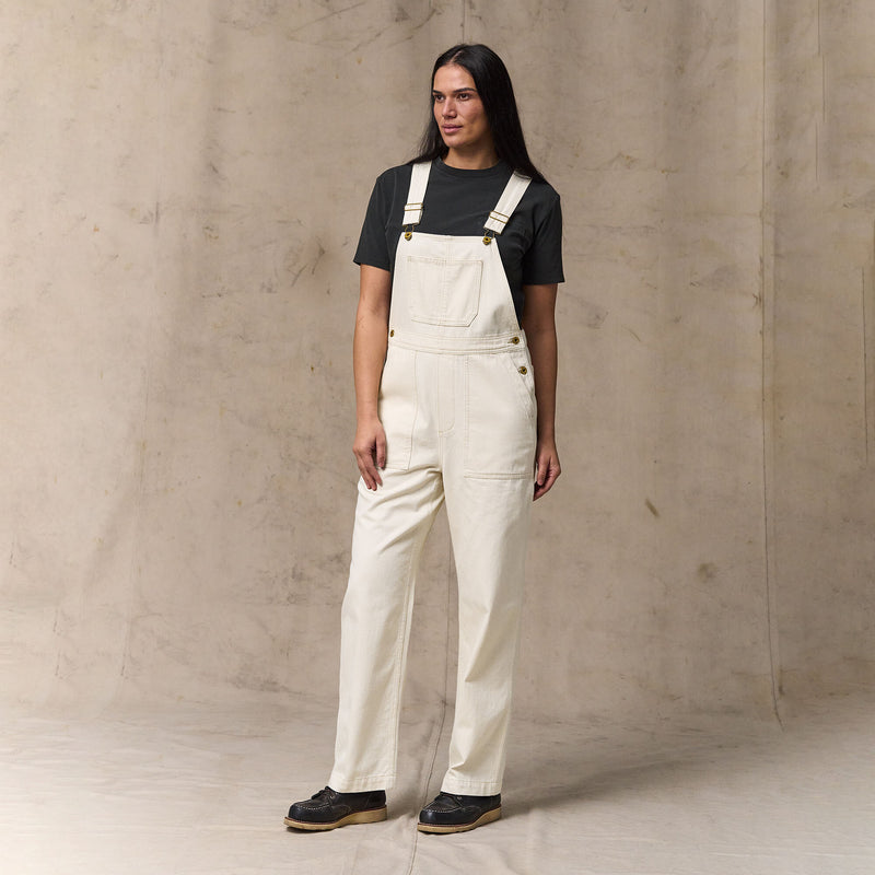 Women's denim overalls von Filson | Natural seed (White)