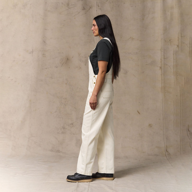 Women's denim overalls von Filson | Natural seed (White)