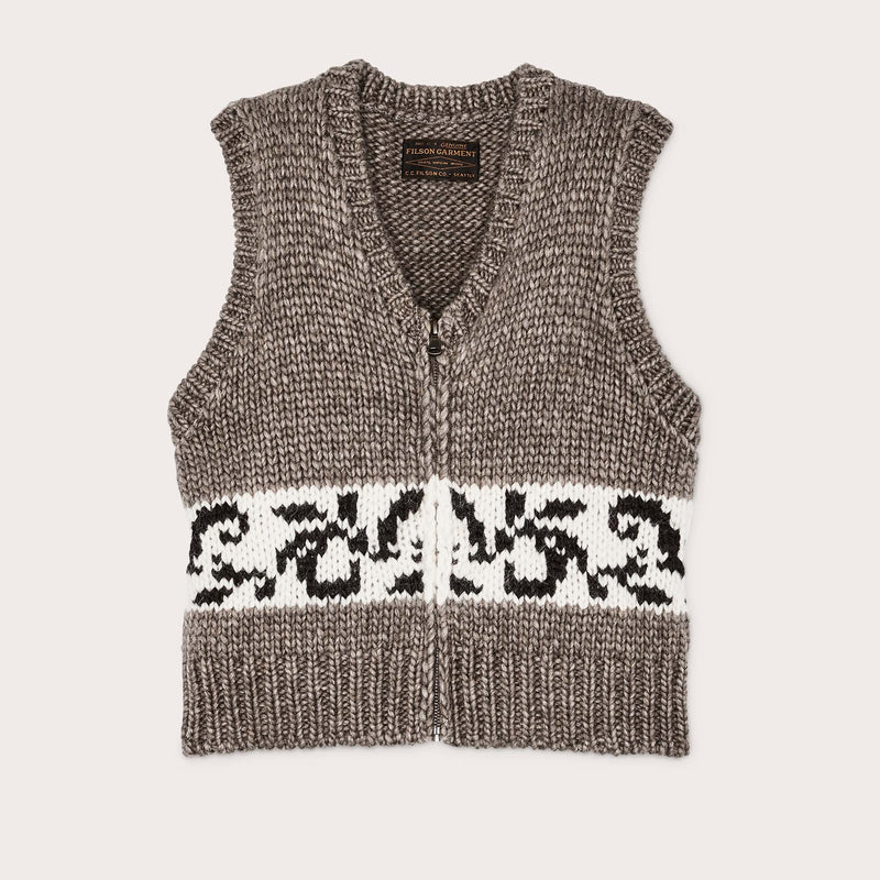 Women's wool vest von Filson | Grayfloral (Gray)