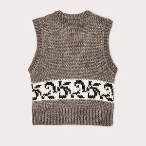 Women's wool vest von Filson | Grayfloral (Gray)