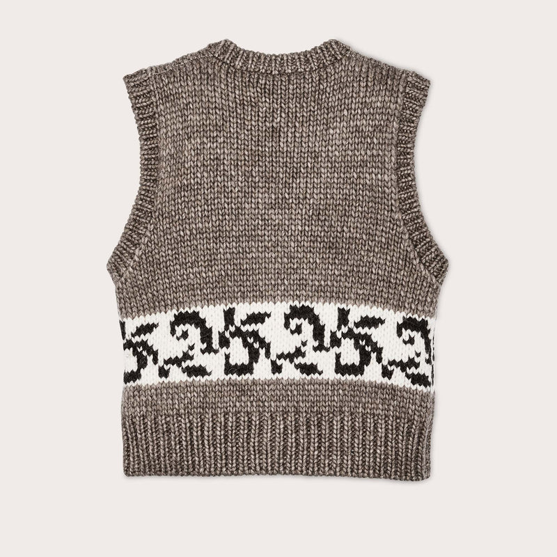 Women's wool vest von Filson | Grayfloral (Gray)