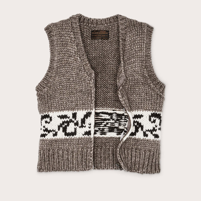 Women's wool vest von Filson | Grayfloral (Gray)