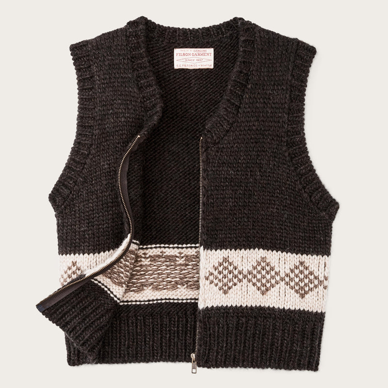 Wool vest für damen von Filson | Dark brown (Brown)