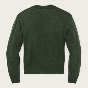 Women’s graphic wool sweater by Filson | Olive (Green)