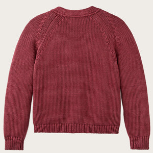 Rustic cotton cardigan für damen von Filson | Burgundy