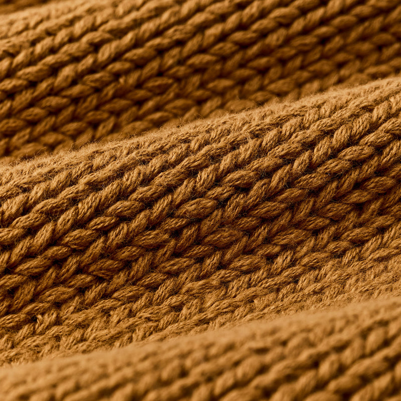 Women's cotton crewneck sweater by Filson | Golden brown (Beige)