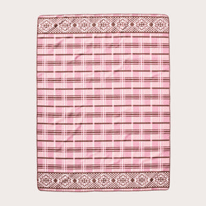 Flowers wool blanket von Filson | Flower blanket plaid (Pink)