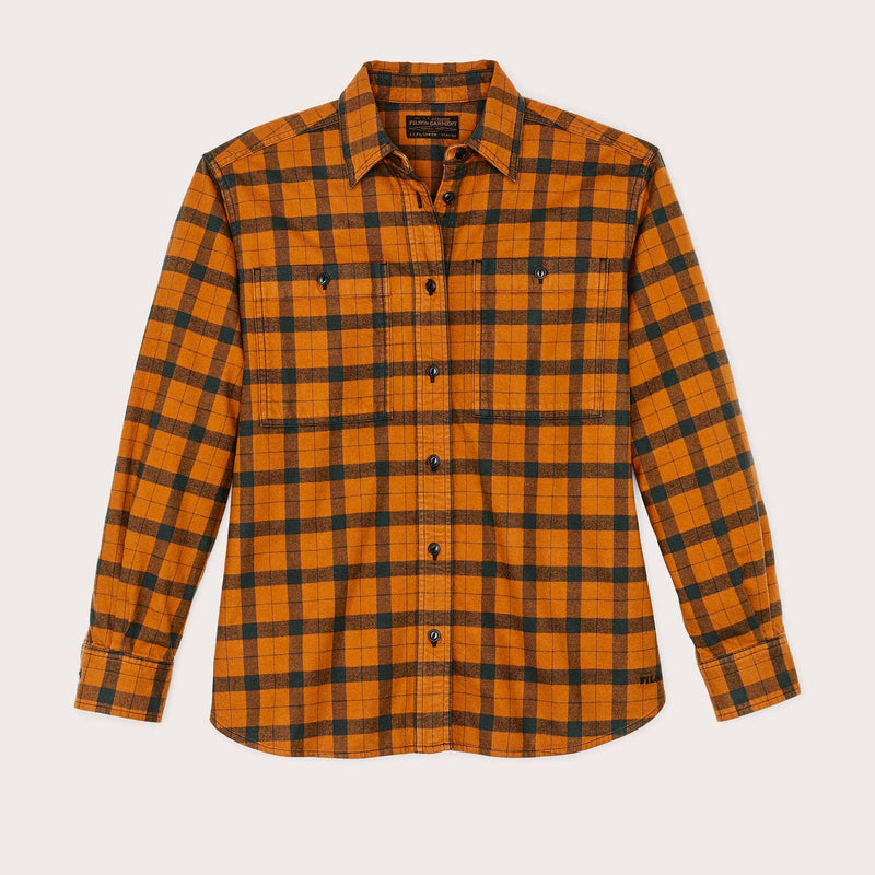 Women's alaskan guide shirt von Filson | Spruce & squash (Orange)