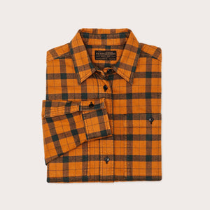 Women's alaskan guide shirt von Filson | Spruce & squash (Orange)