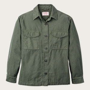 Women's reverse sateen jac-shirt von Filson | Service green (Green)