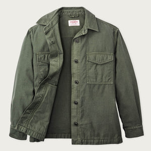 Women's reverse sateen jac-shirt von Filson | Service green (Green)