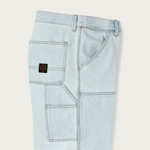 Women's 9-oz. work jeans di Filson | Sun bleach (Blue)