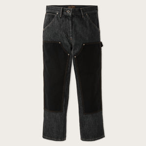 Women’s 13-oz. work jeans par Filson | Rinse black (Black)