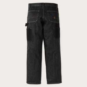 Women’s 13-oz. work jeans par Filson | Rinse black (Black)