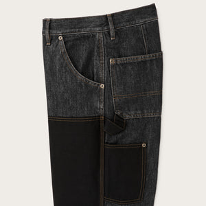 Women’s 13-oz. work jeans par Filson | Rinse black (Black)