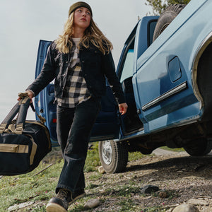 Women’s 13-oz. work jeans par Filson | Rinse black (Black)