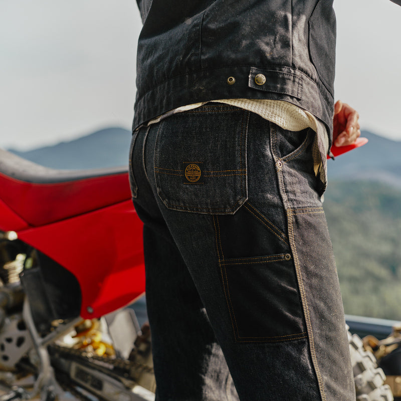 Women’s 13-oz. work jeans par Filson | Rinse black (Black)