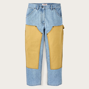 Women’s 13-oz. work jeans by Filson | Stone wash indigo (Blue)