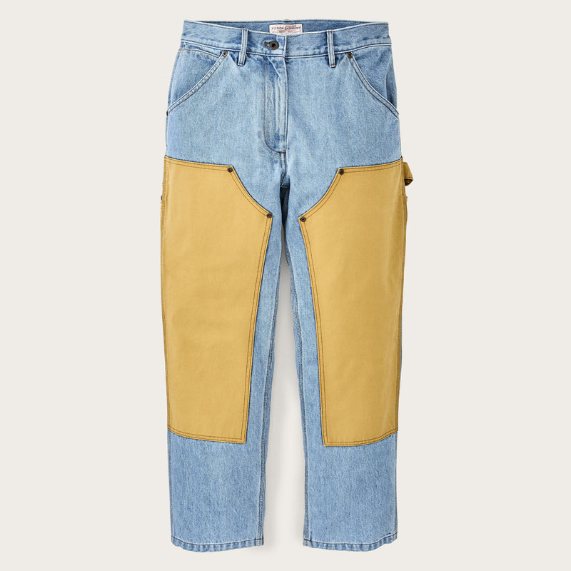 Women’s 13-oz. work jeans by Filson | Stone wash indigo (Blue)