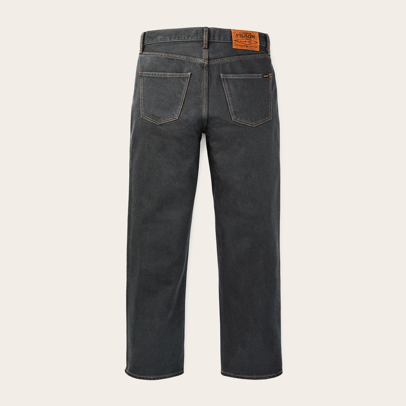 Women's 14-oz. straight-leg jeans von Filson | Black (Black)