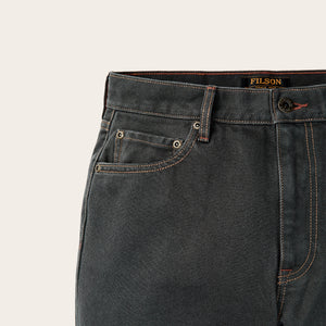 Women's 14-oz. straight-leg jeans von Filson | Black (Black)