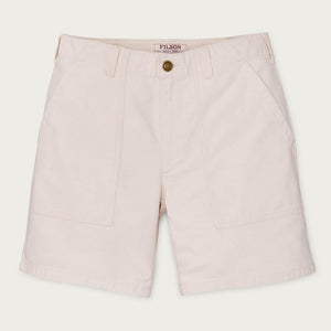 Women's reverse sateen supply shorts von Filson | Natural seed (White)