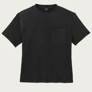Women's short sleeve pocket tee by Filson | Faded black (Black)