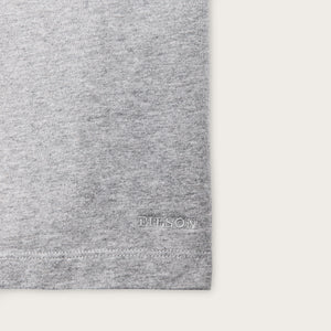 Women's short sleeve pocket tee by Filson | Heather gray (Gray)