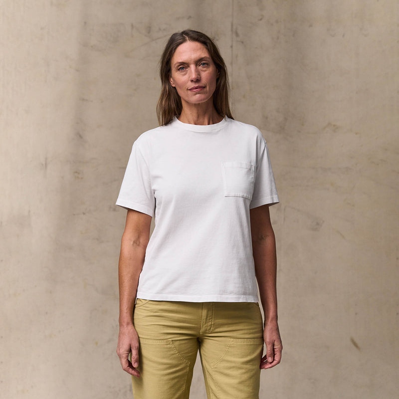 Women's short sleeve pocket tee von Filson | Bright white (White)
