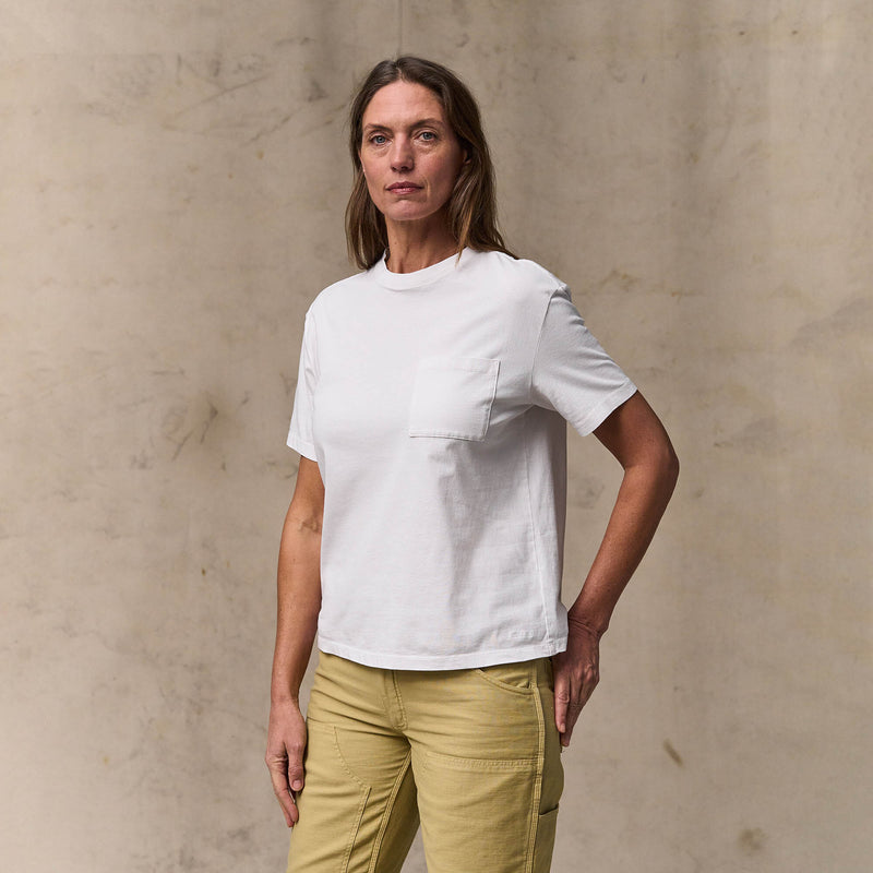 Women's short sleeve pocket tee von Filson | Bright white (White)