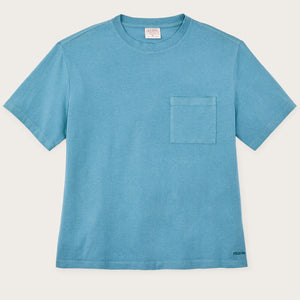 Women's short sleeve pocket tee by Filson | Storm blue (Blue)