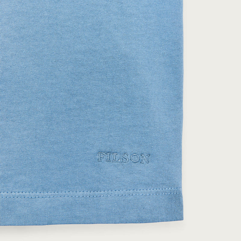 Women's short sleeve pocket tee von Filson | Light blue (Blue)