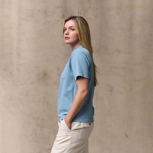 Women's short sleeve pocket tee von Filson | Light blue (Blue)