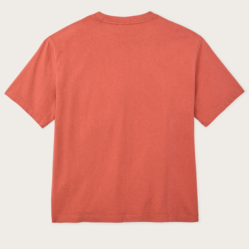 Short sleeve pocket tee für damen von Filson | Cedar red (Pink)