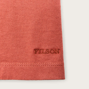 Short sleeve pocket tee für damen von Filson | Cedar red (Pink)