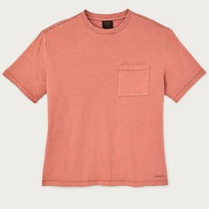 Women's short sleeve pocket tee by Filson | Copper brown (Pink)