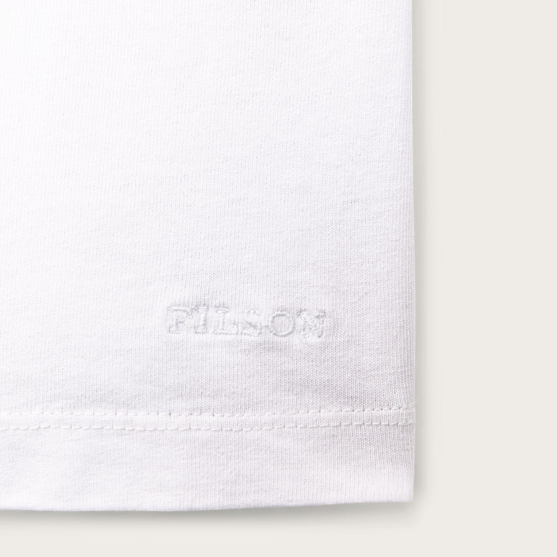 Short sleeve pocket tee für damen von Filson | White (White)