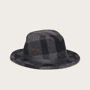 Mackinaw wool packer hat by Filson | Charcoal black (Black)