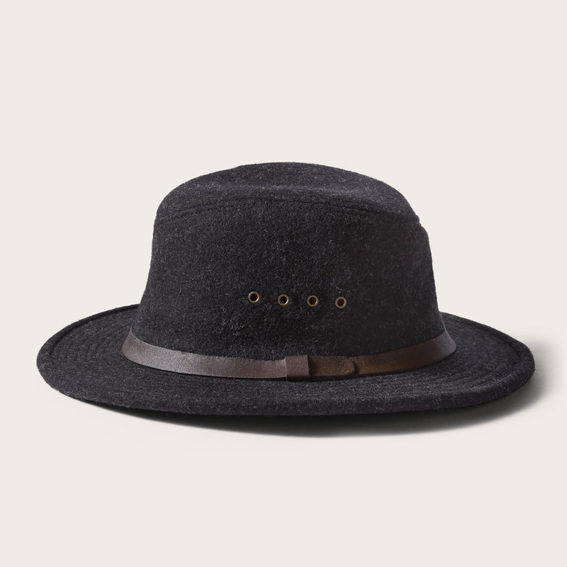 Mackinaw wool packer hat di Filson | Charcoal (Grey)