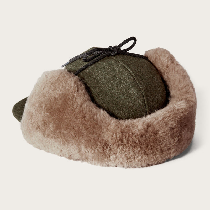 Double mackinaw wool cap di Filson | Forest green acorn (Green)