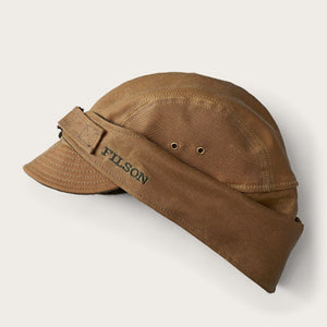 Tin cloth wildfowl hat by Filson | Dark tan (Beige)